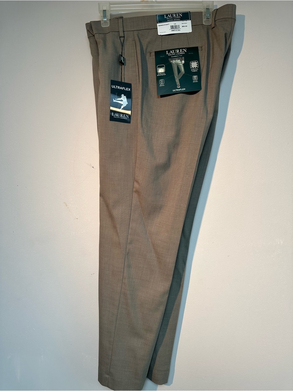Lauren Ralph Lauren Men’s Dress Pants — Light Brown